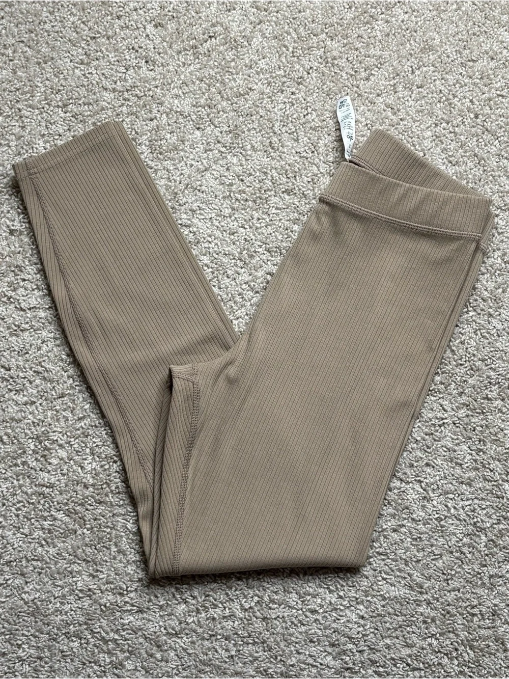 Alo Yoga Ribbed Leggings - Picture 1 of 5